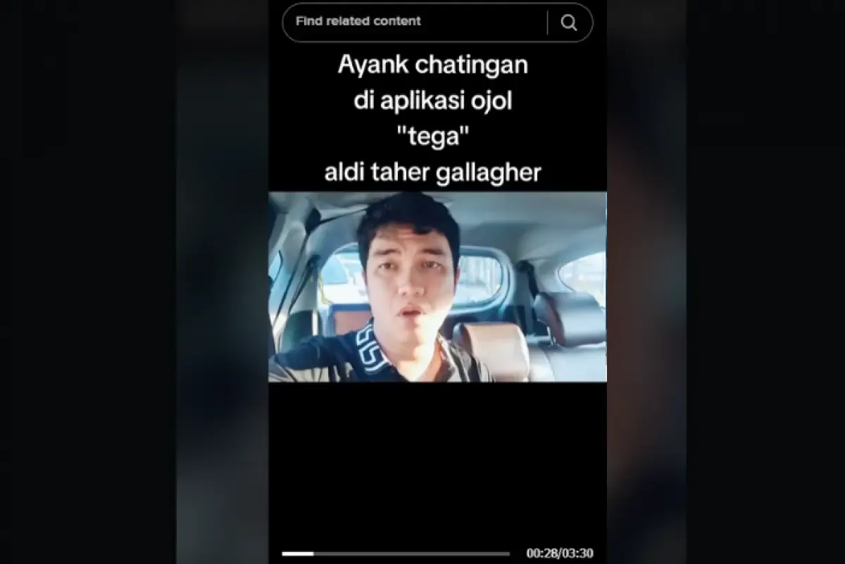 Aldi Taher yang merilis single terbaru bertajuk Tega. (Sumber : TikTok/alditaher.official)