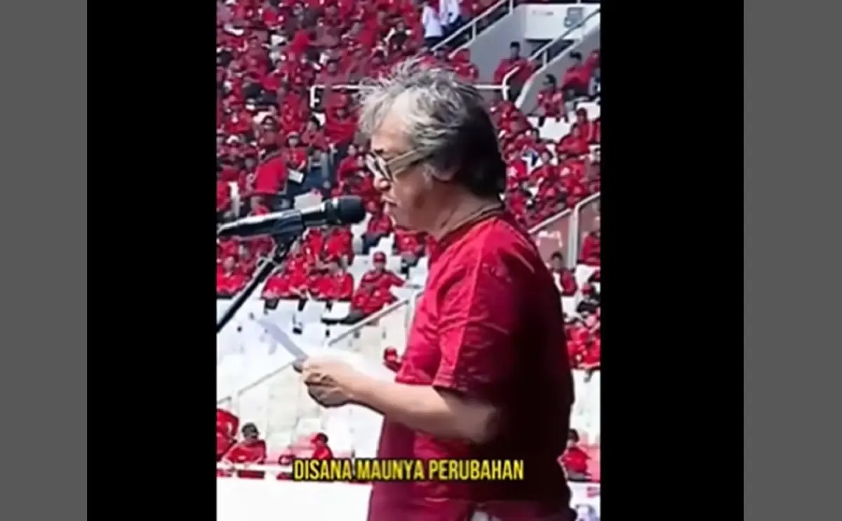 Isi Pantun Butet Kartaredjasa di Acara Bulan Bung Karno Dihujat Netizen: Butet ini Budayawan Sampah (Sumber : Tangkap Layar Twitter)