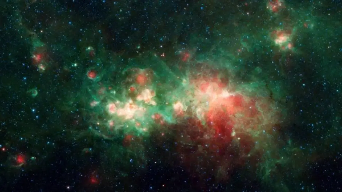 Nebula W51 pabrik bintang terbesar di galaksi Bima Sakti. (Sumber : NASA/JPL-Caltech)