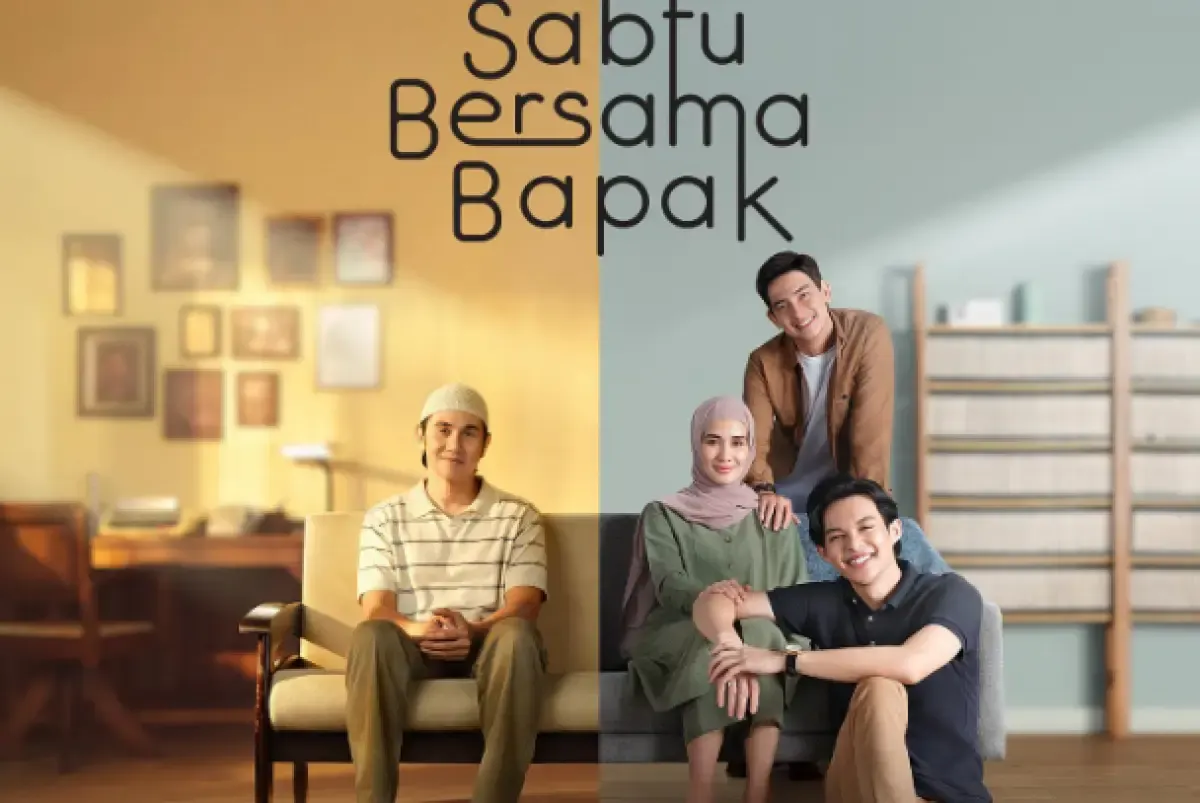 Poster film serial Sabtu Bersama Bapak. (Sumber : Instagram/primevideoid)