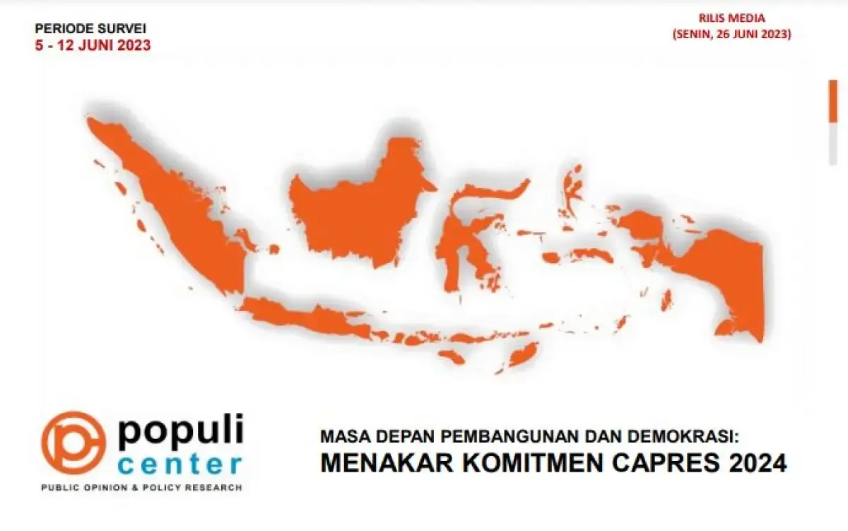 Hasil lengkap Survei Populi Center (Sumber : Populi Center)