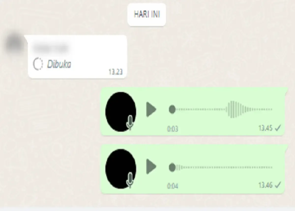 Ilustrasi VN di WhatsApp (Sumber : Labviral.com/Yowan R)