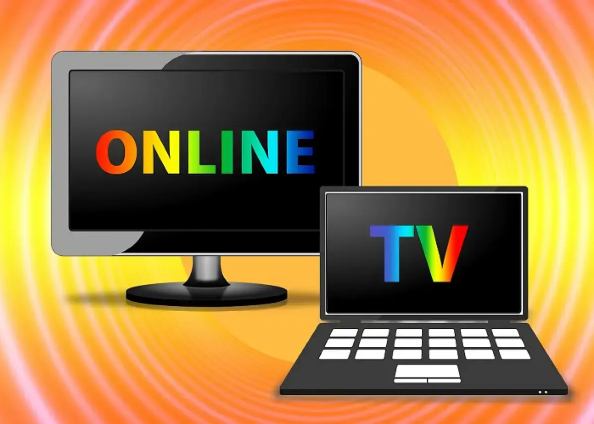 Ilustrasi nonton TV di laptop atau PC (Sumber : pixabay.com)