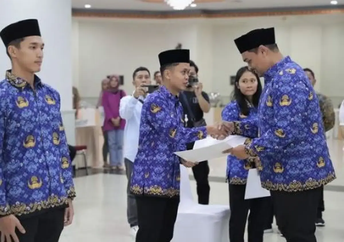 Anthony Ginting dkk resmi diangkat menjadi PNS di lingkungan Kementerian Pemuda dan Olahraga pada Rabu (5/7/2023) malam wib.  (Sumber : Instagram/badminton.ina)