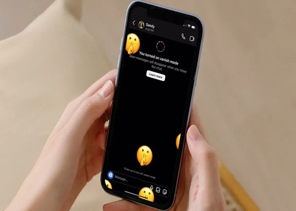 Ilustrasi fitur Vansih Mode Instagram (Sumber : lifewire)