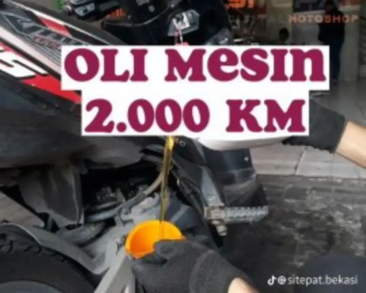 Panduan praktis servis motor.  (Sumber : Tiktok/@sitepat.bekasi)