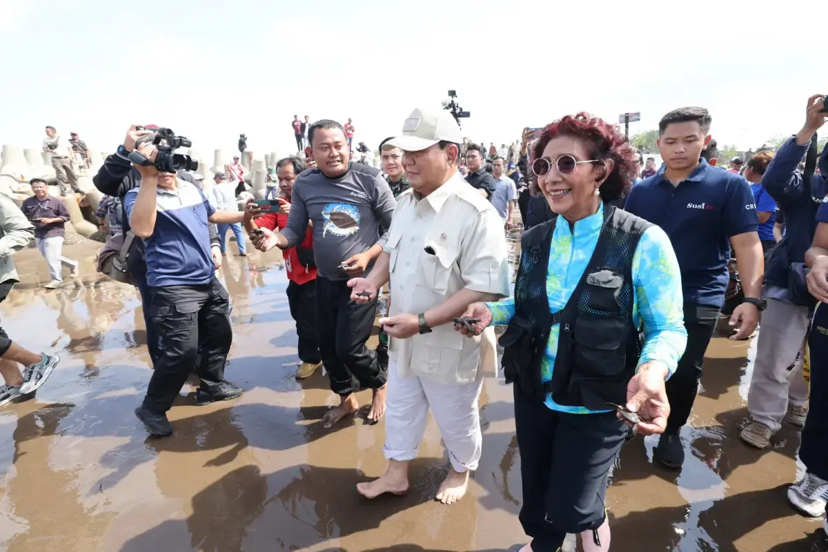 Prabowo temui Susi Pudjiastuti (Sumber : Twitter/@susipudjiastuti)
