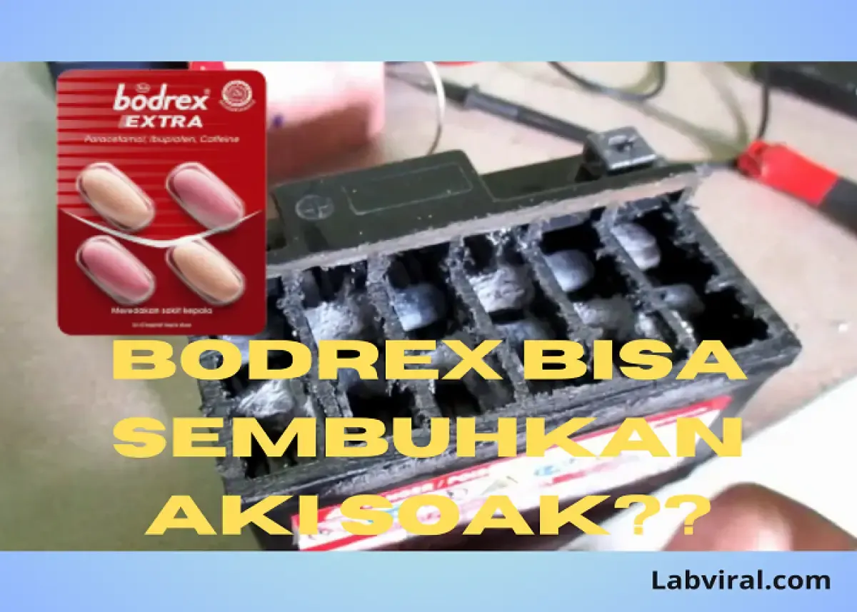 Penggunaan Bodrex untuk sembuhkan aki soak (Sumber : Labviral.com/Yowan R)