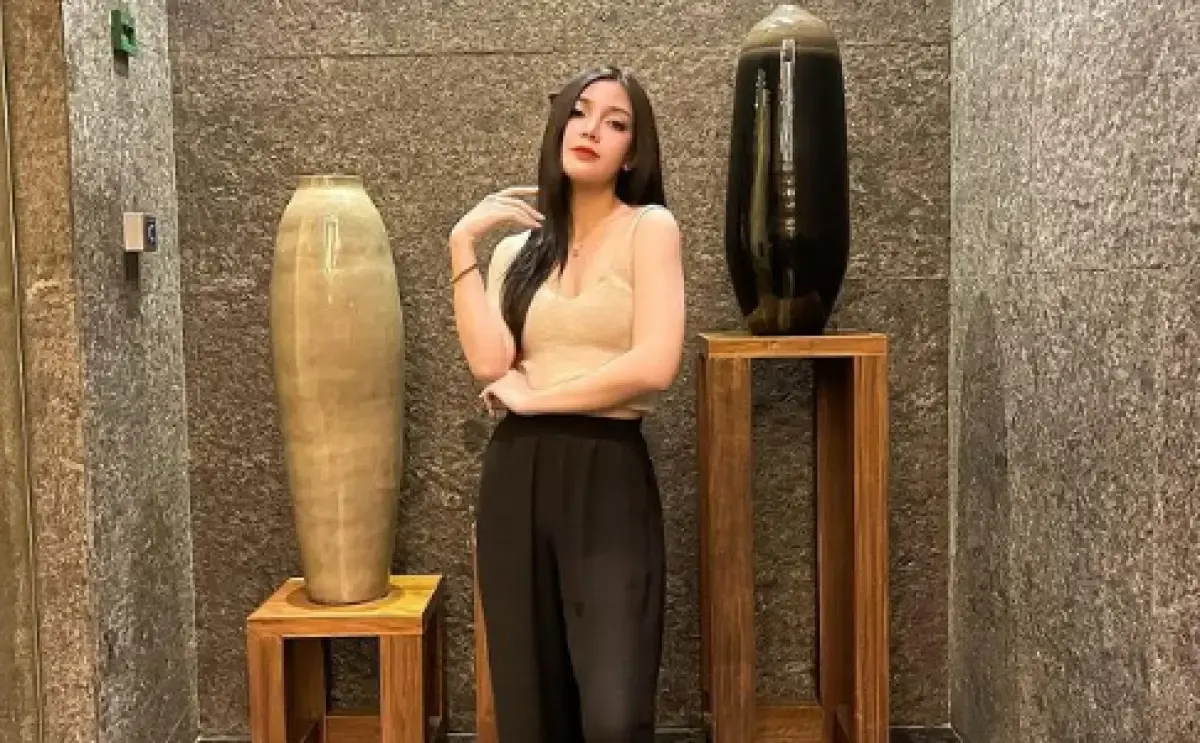 Sosok Hasninda Ramadhani yang mengalami pengancaman penyebaran video syur. (Sumber : Instagram/hasninda_r)