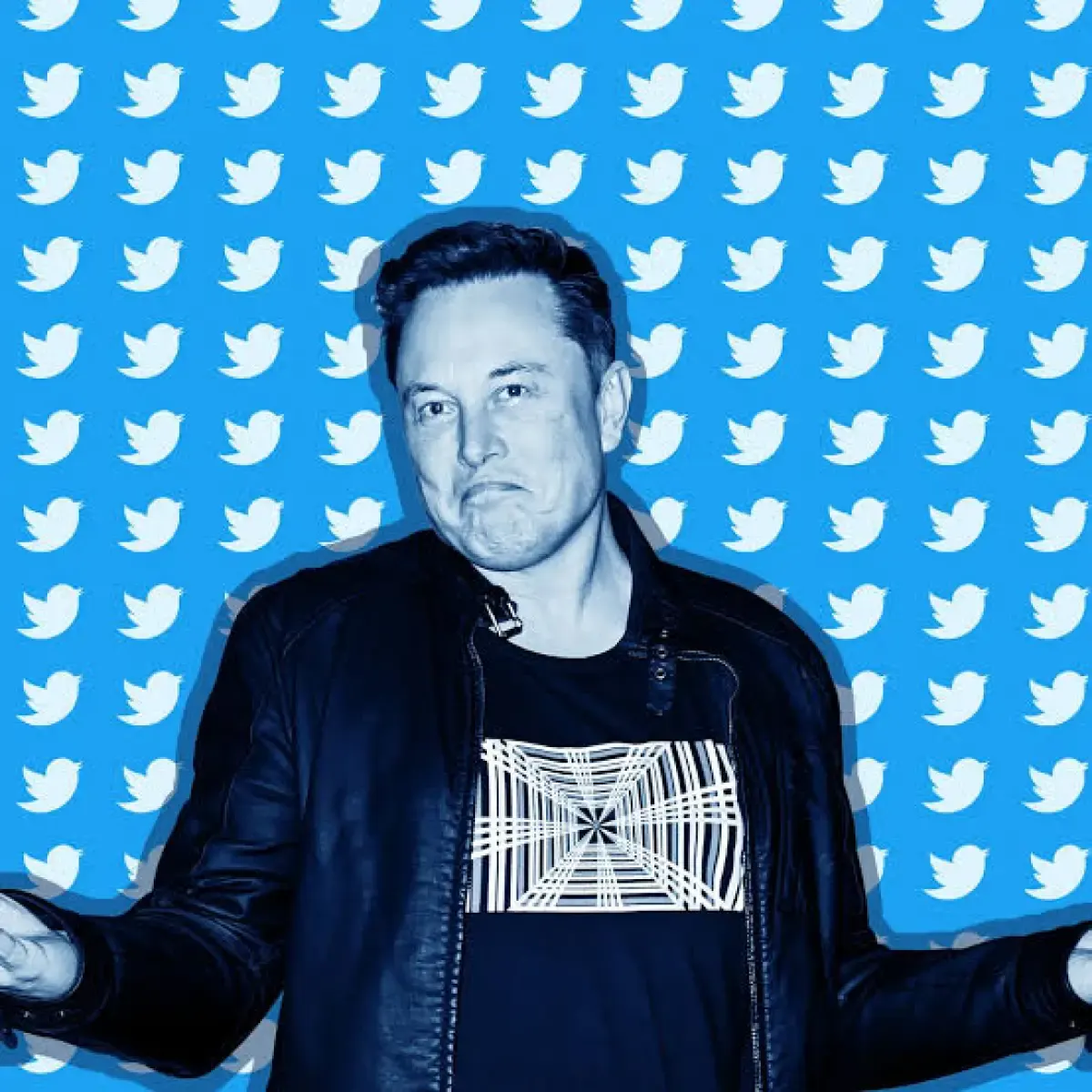 Elon Musk akan ubah logo twitter (Sumber : The Verge)