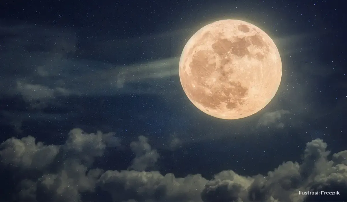 Ilustrasi Bulan Purnama (Sumber : Freepik)