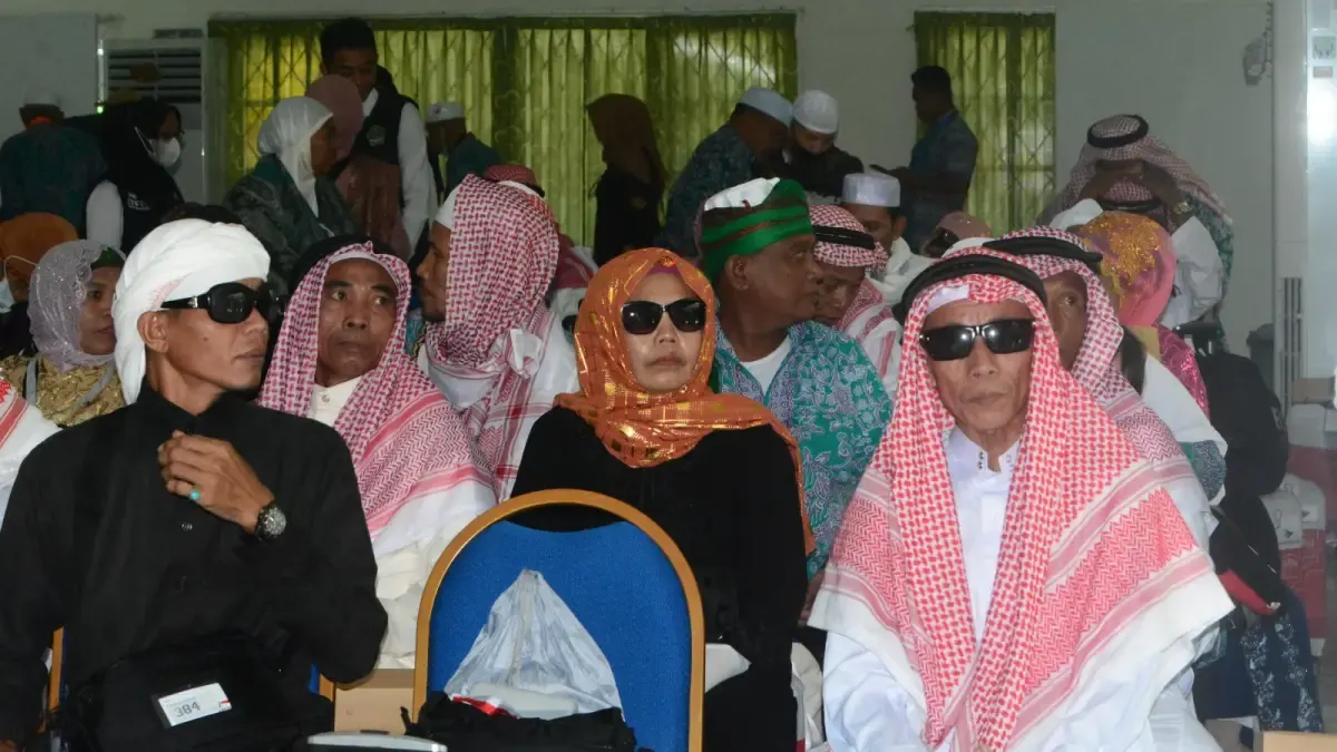 Jemaah ibadah haji dari satu kampung. (Sumber : kemenag.go.id)