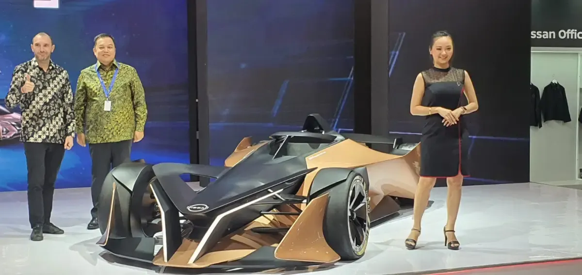 Ada Nissan EV dan Nissan Ariya Single Seater Concept di GIIAS 2023, Mau Beli Mobil Listrik? (FOTO: Labviral.com/Ica Juniyanti)