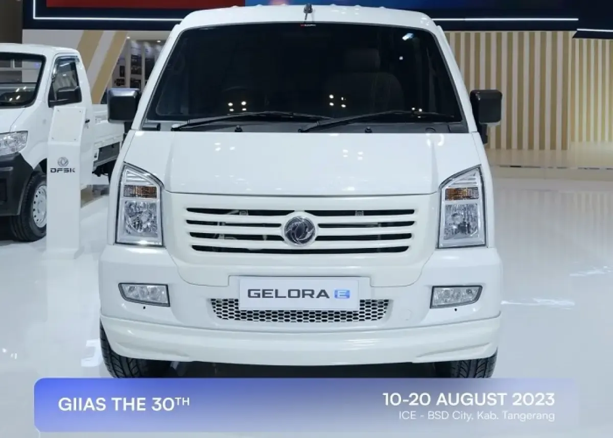 Ilustrasi mobil listrik DFSK E1 yang dijual dengan harga Rp100 jutaan di GIIAS 2023 (Sumber : instagram.com/giias_id)