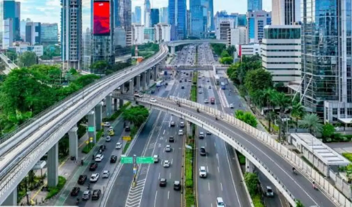 Potret lalu lintas di jalan tol. (Sumber : Instagram/pupr_bpjt)