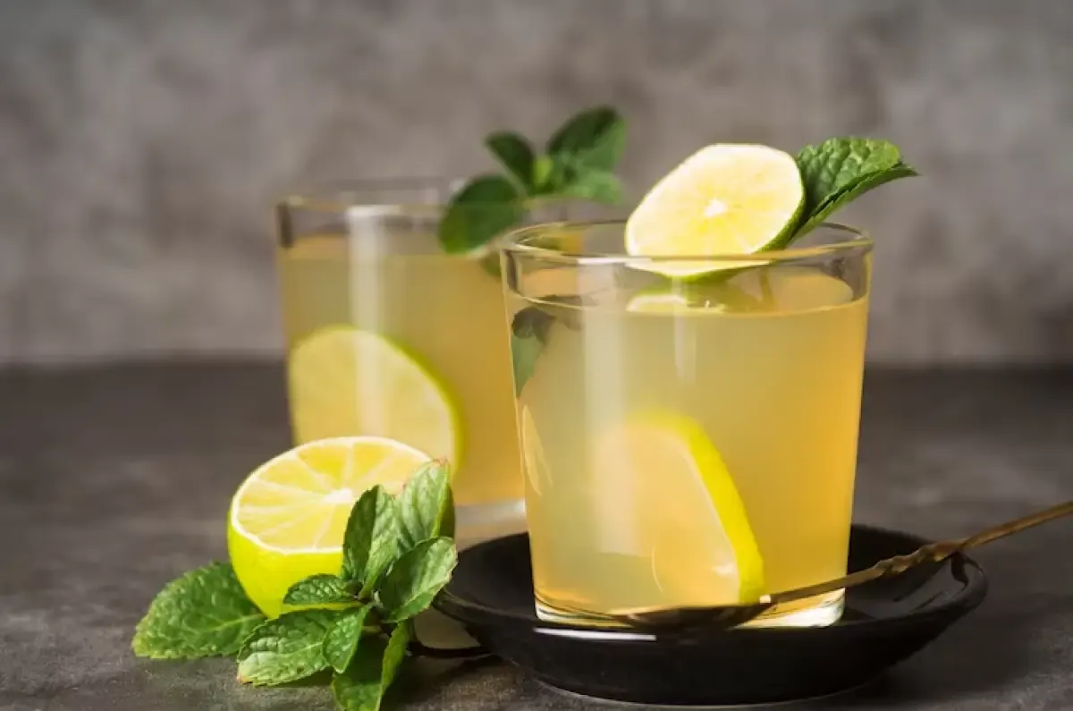 Ilustrasi lemon tea yang siap dinikmati. (Sumber : freepik.com)
