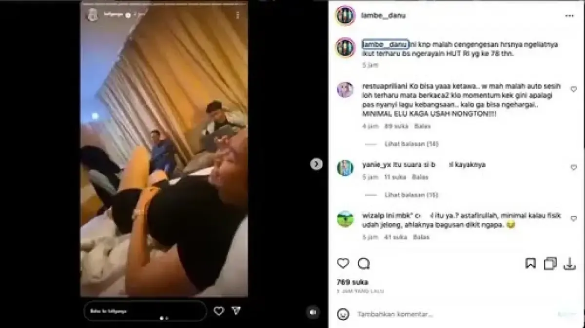 Mayang lucyana (Instagram.com/lambe_danu)