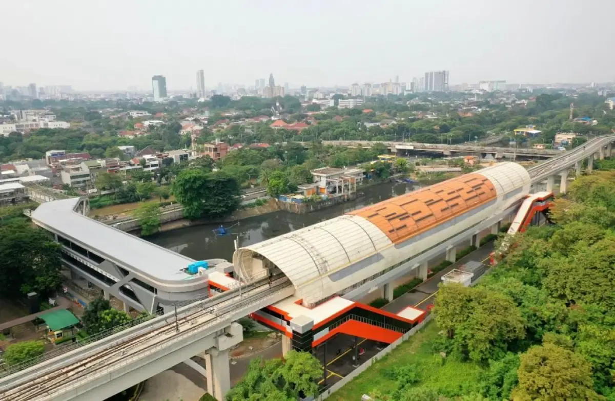 Stasiun LRT Gambir (Sumber : Istimewa)