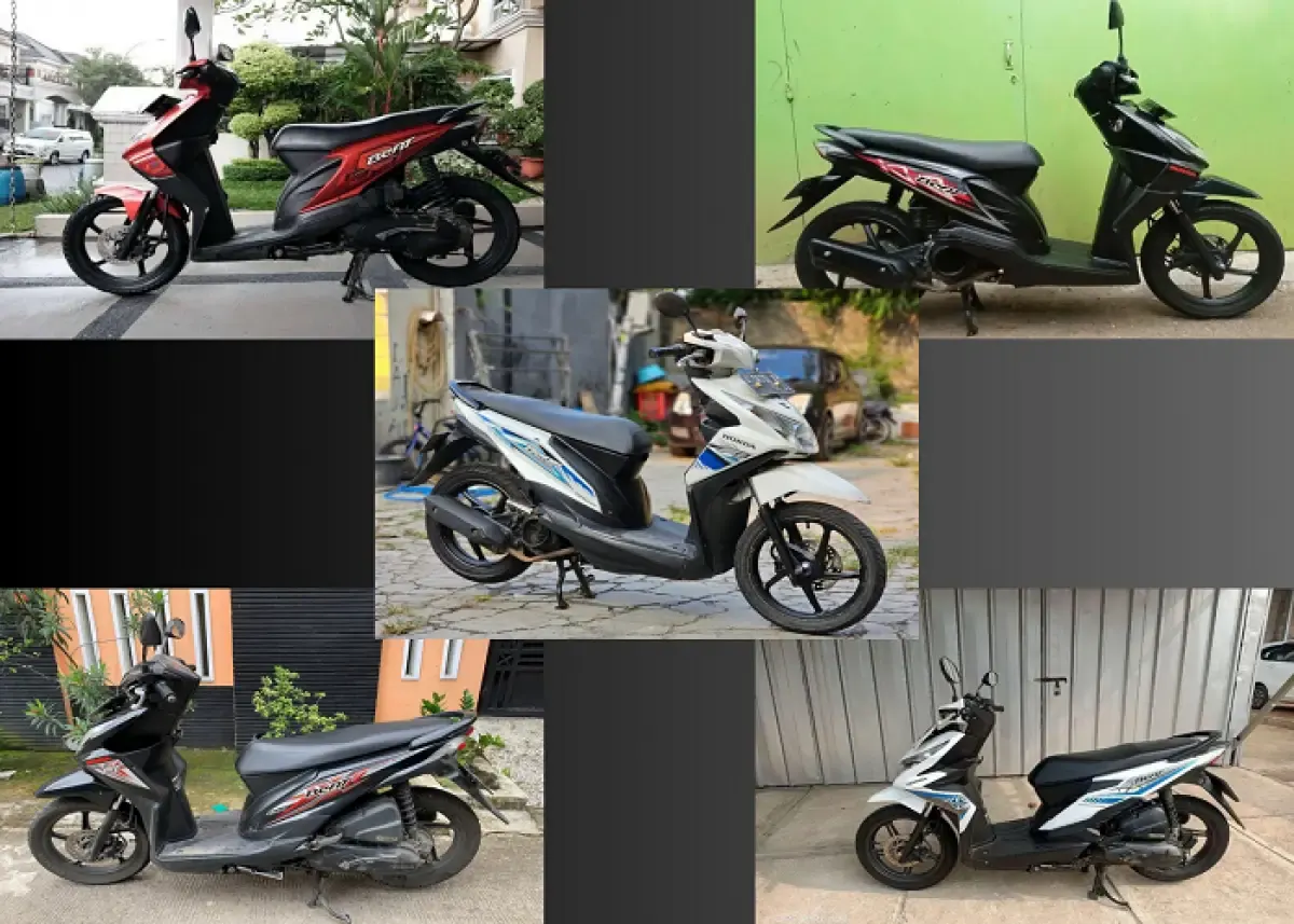 Kolase Honda BeAT dari generasi ke generasi (Sumber : Labviral.com)