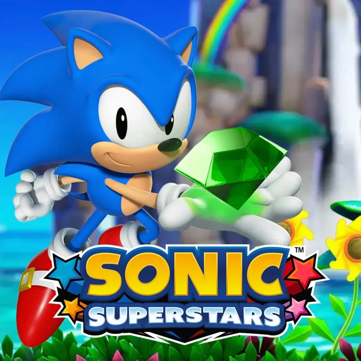 Karakter Sonic dalam game Sonic Superstars (Sumber : Twitter/@sonic_hedgehog)