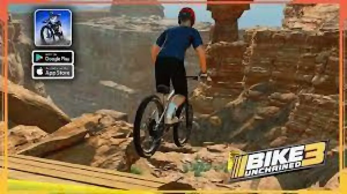 Bike Unchained, salah satu game balap sepeda terpopuler di Android. (Sumber : Youtube/Techamazing)