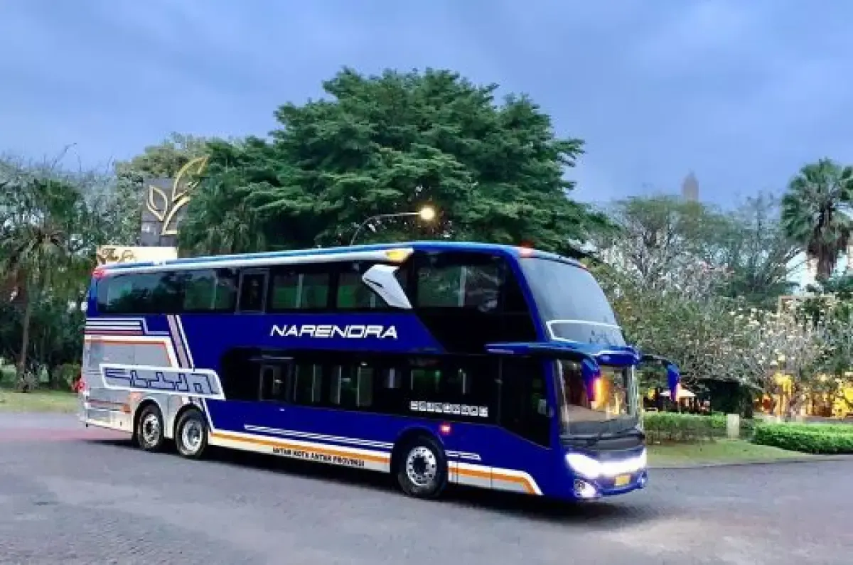 Bus mewah PO Narendra layani rute Parung-Ponorogo  (Sumber : Instagram/po_narendra)