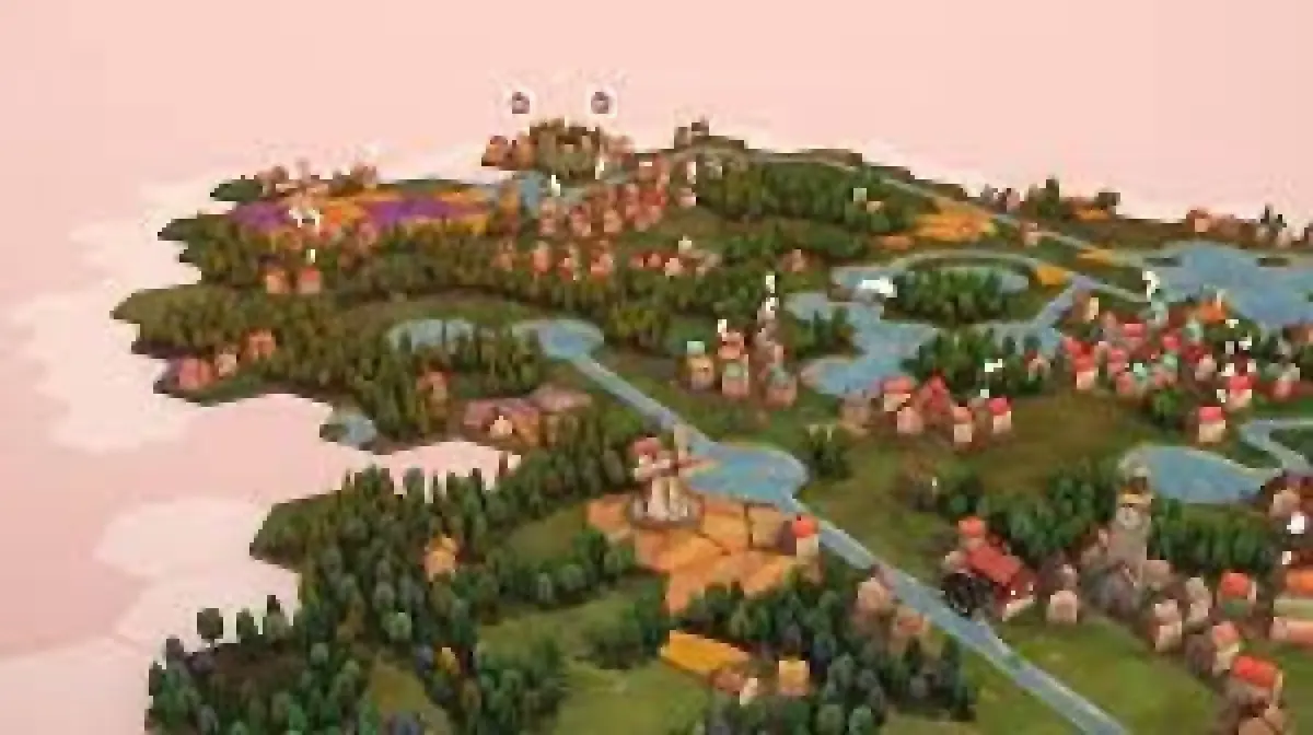 Ilustrasi game membangun kota. (Sumber : WIRED)