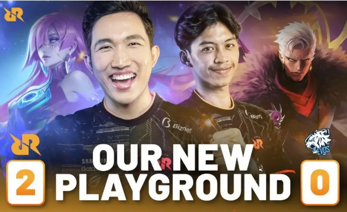 RRQ vs Evos Legends (Sumber : teamrrq.com)