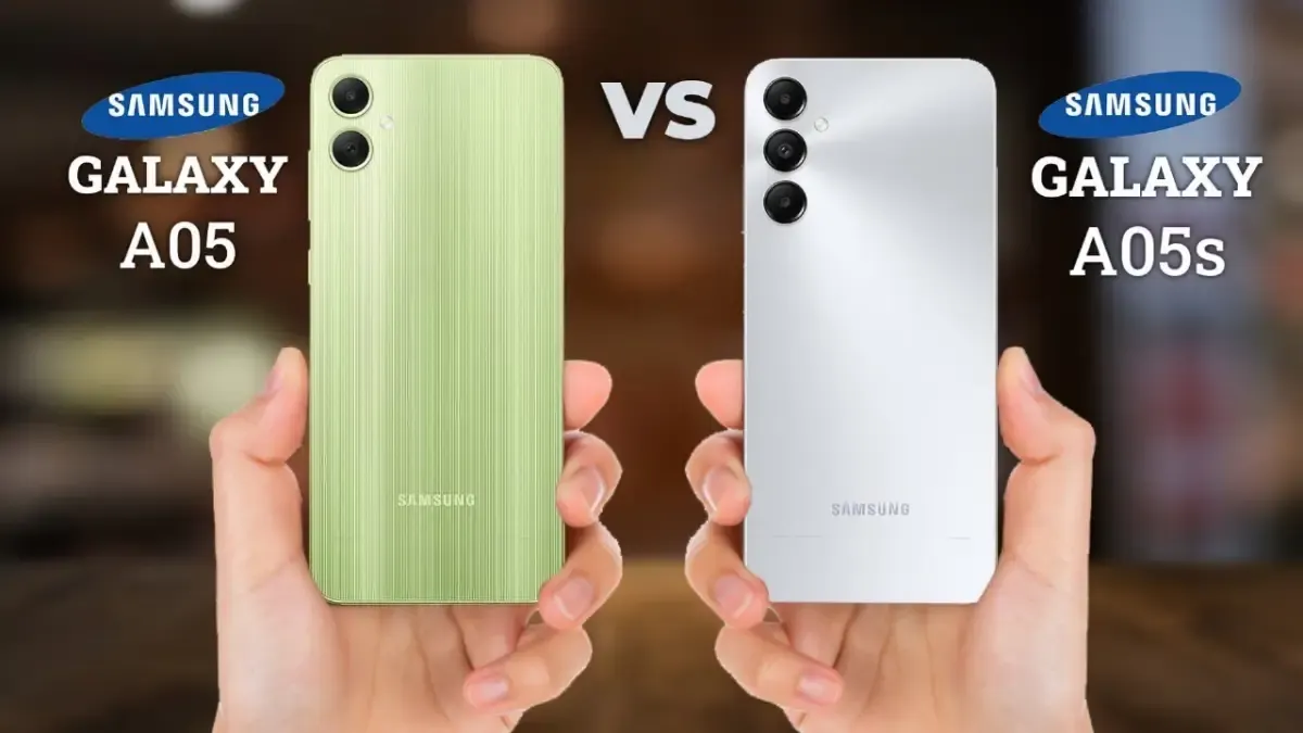 Samsung Galaxy A05 dan Galaxy A05s. (Sumber : Youtube Smart Report)