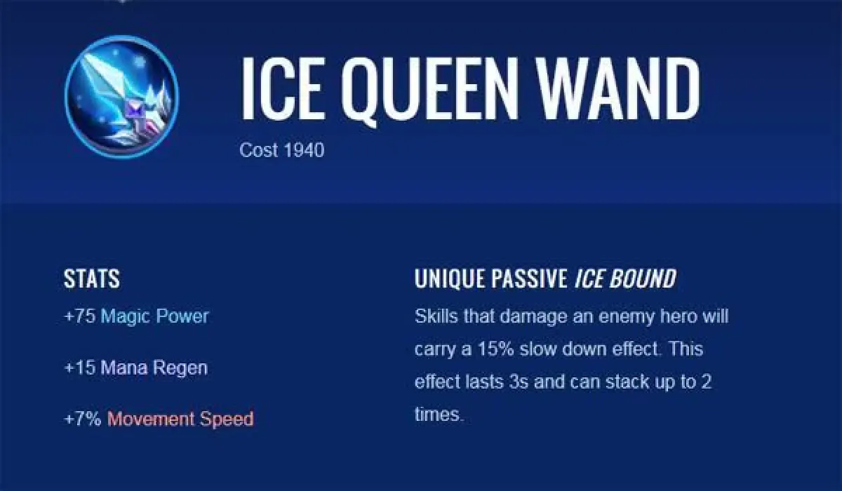 Ice Queen Wand. (Sumber : VC Gamers)