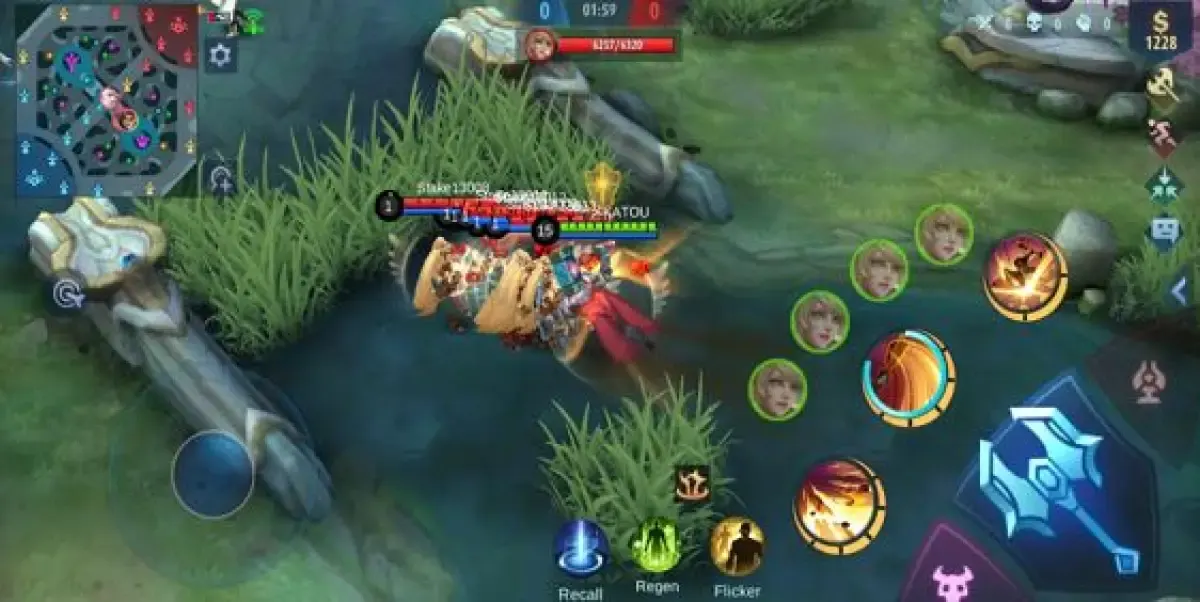 Ilustrasi crowd control dalam game Mobile Legends. (Sumber : Capital Times)