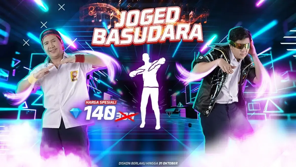 Emote Joged Bersaudara di Free Fire. (Sumber : Youtube Garena FF Indonesia)