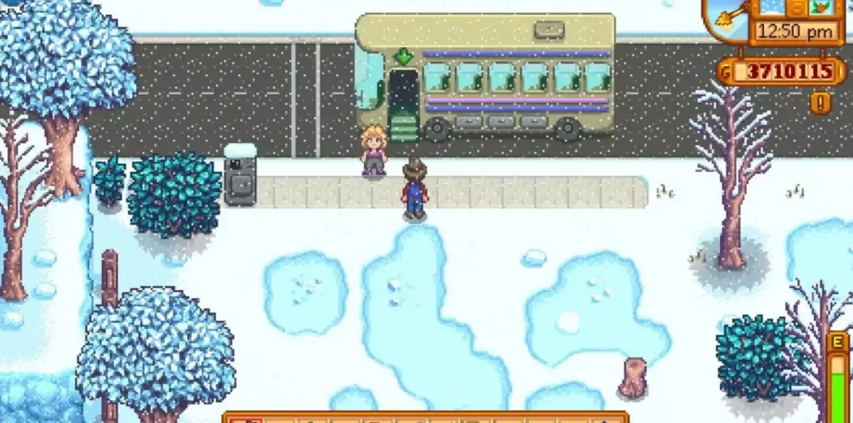 Cara Memperbaiki Bus di Game Stardew Valley (Sumber : gamerant.com)