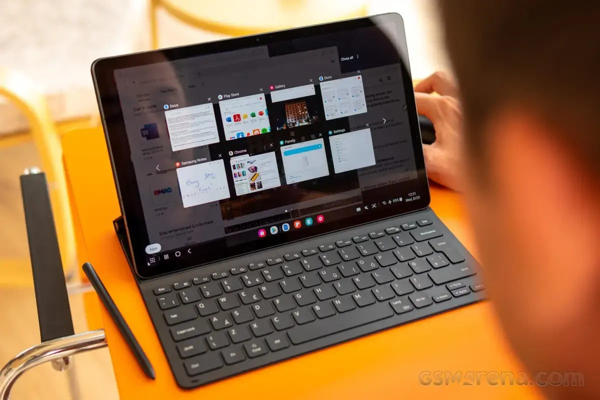 Samsung Galaxy Tab S9 FE+. (Sumber : GSM Arena)