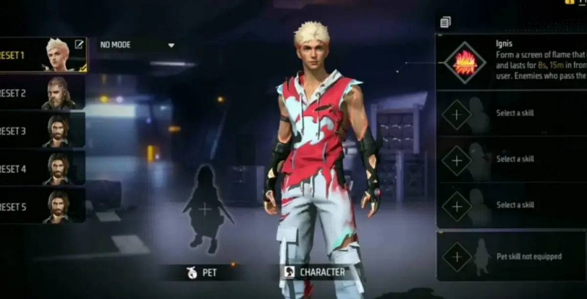 Ignis di Free Fire (Sumber : Youtube.com/FireEyes Gaming)
