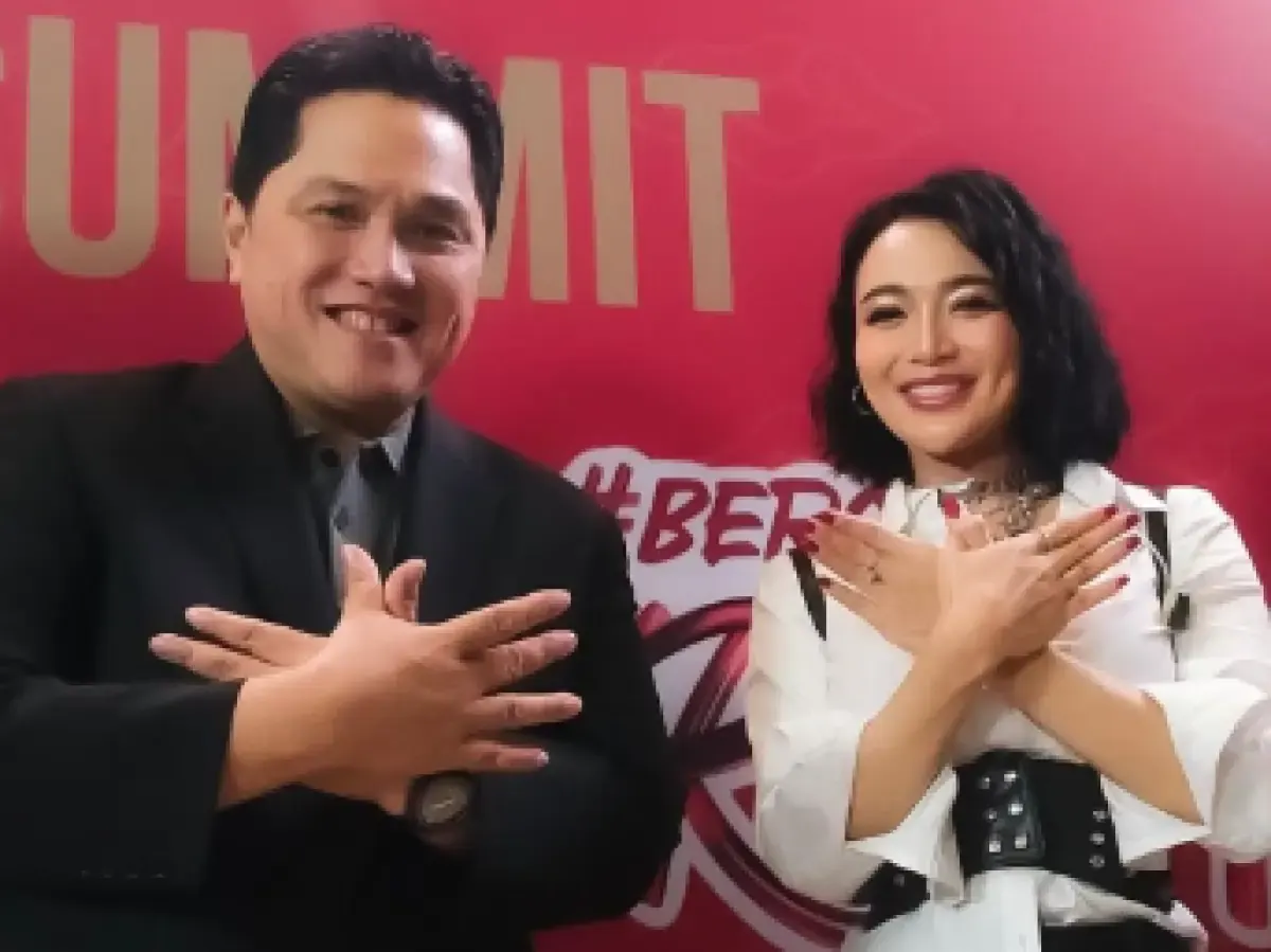 Erick Thohir dan Wika Salim (Sumber : Instagram/wikasalim)