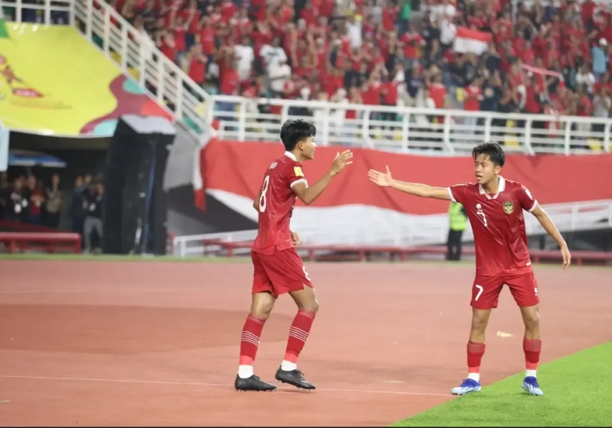 Arkhan Kaka mencetak gol ke gawang Ekuador (Sumber : Doc.LOC WCU17/Bry)