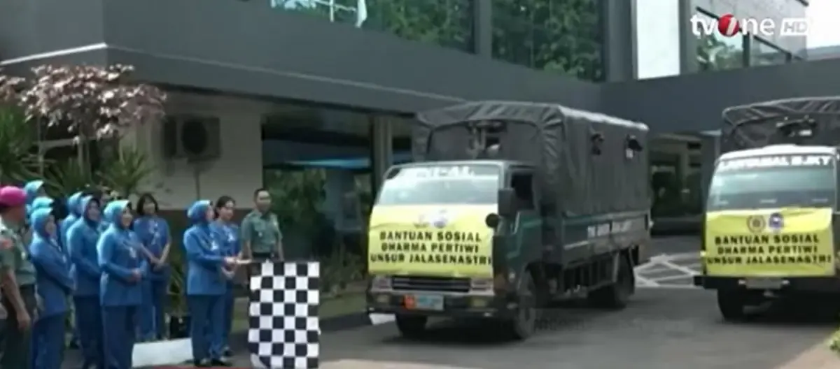 Peduli Palestina, Jalasenastri Sabang-Merauke Kirim Bantuan Sosial (Sumber : Dinas Penerangan TNI AL)