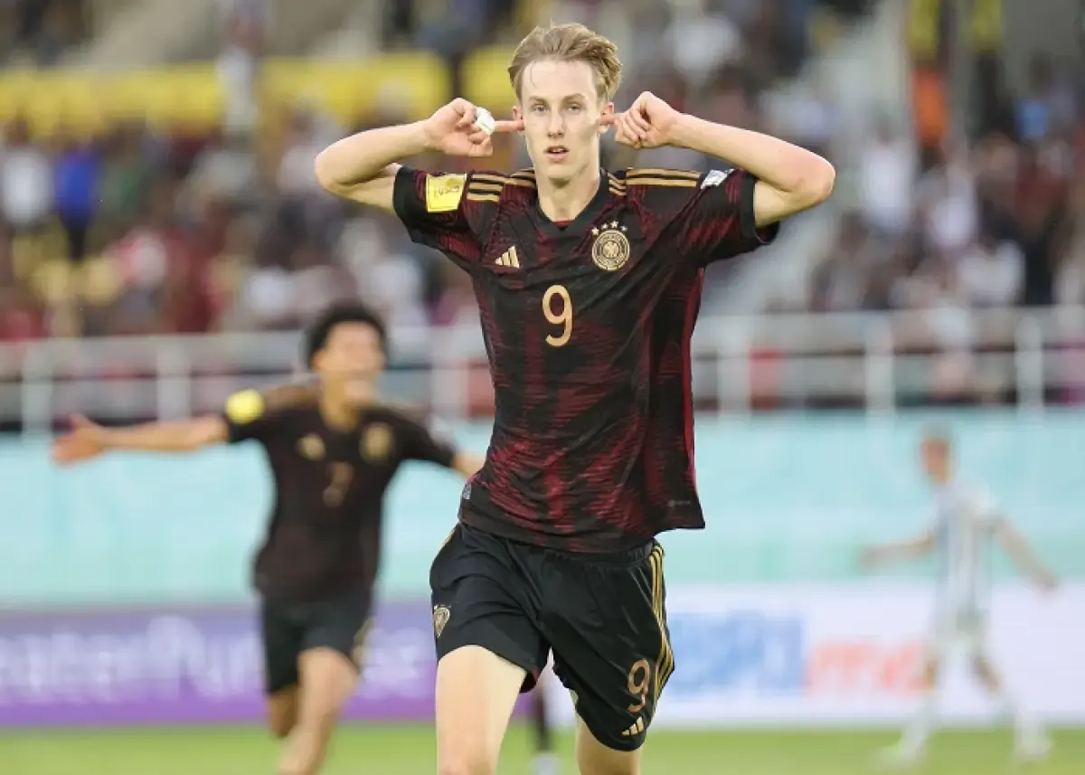 Tim U-17 Jerman akan menghadapi Prancis U-17 di final Piala Dunia U-17 2023.  (Sumber : Doc. LOC WCU17/NFL)