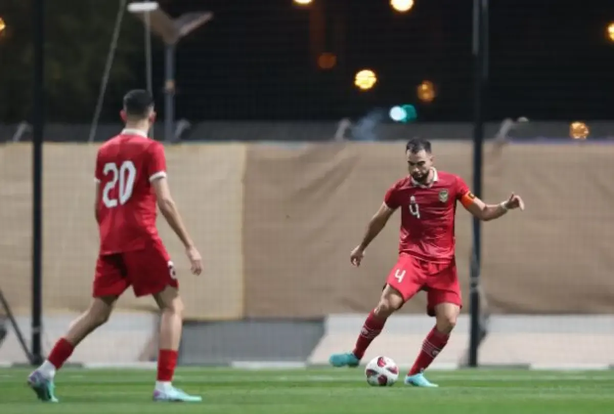 Pemain timnas Indonesia siap menjalani laga di Piala Asia 2023.  (Sumber : pssi.org)