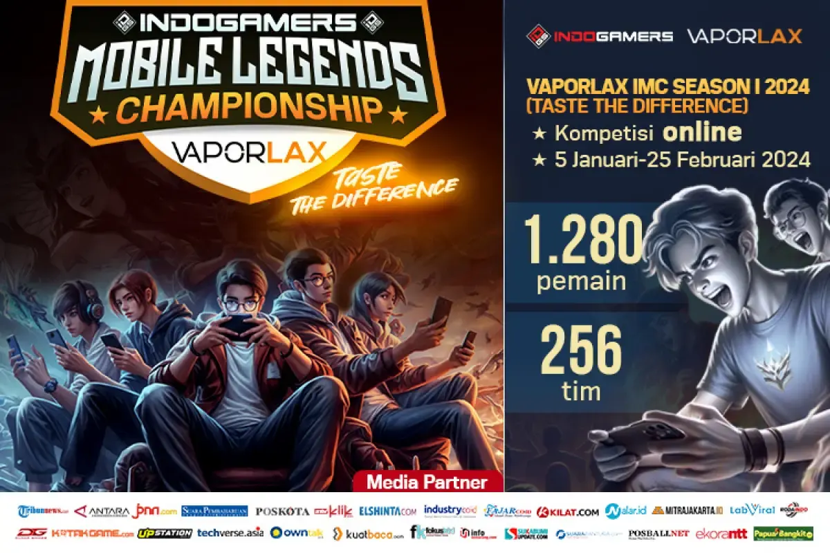 Indogamers dan Vaporlax Gelar Turnamen Mobile Legends Akbar (Sumber : Indogamers.com)