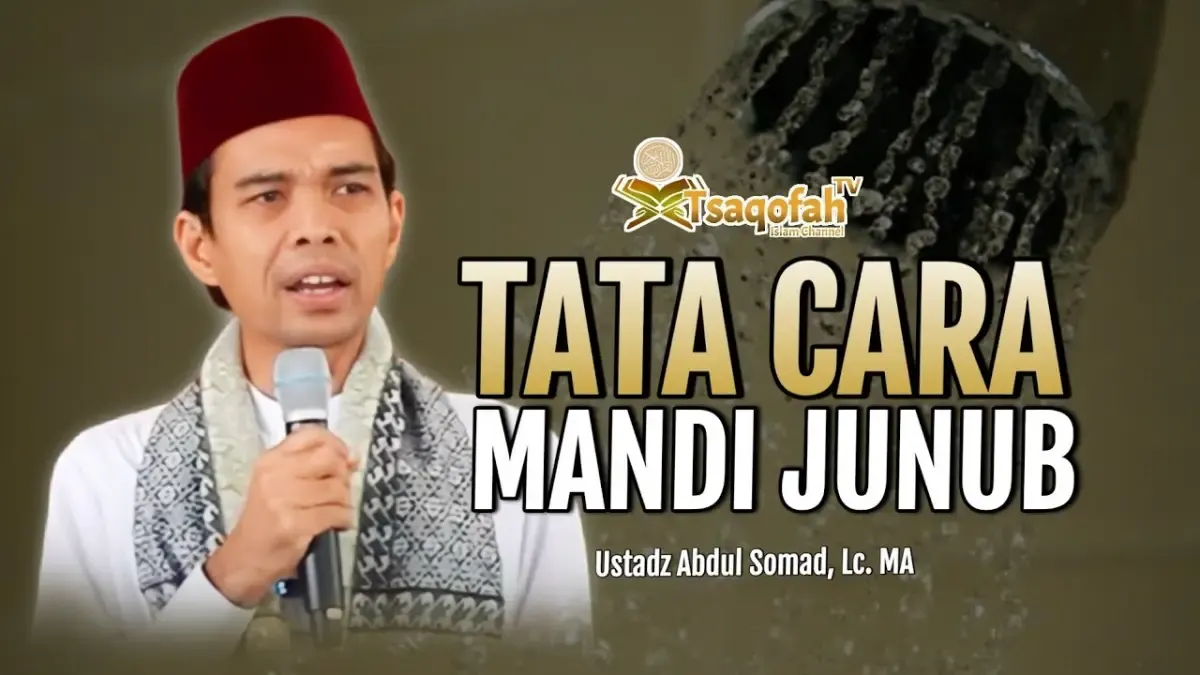 Ustadz Abdul Somad menjelaskan cara mandi wajib berdasarkan sunnah Nabi Muhammad SAW (Sumber : Tangkap layar/Youtube/ Tsaqofah TV)