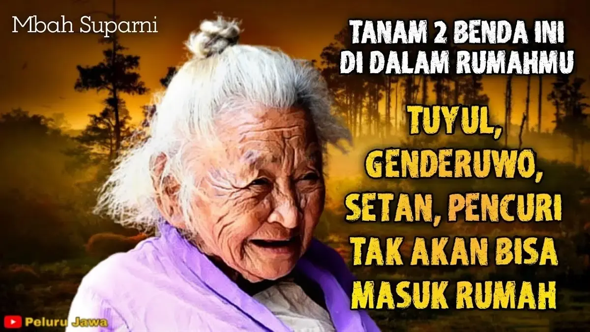 Mau Usir Jin dan Demit dari Rumah? Cukup Taruh Dua Benda ini di Rumah. Jin dan Demit Gak Bakal Berani, Tips dari Mbah Suparni (Sumber : YouTube/Peluru Jawa)