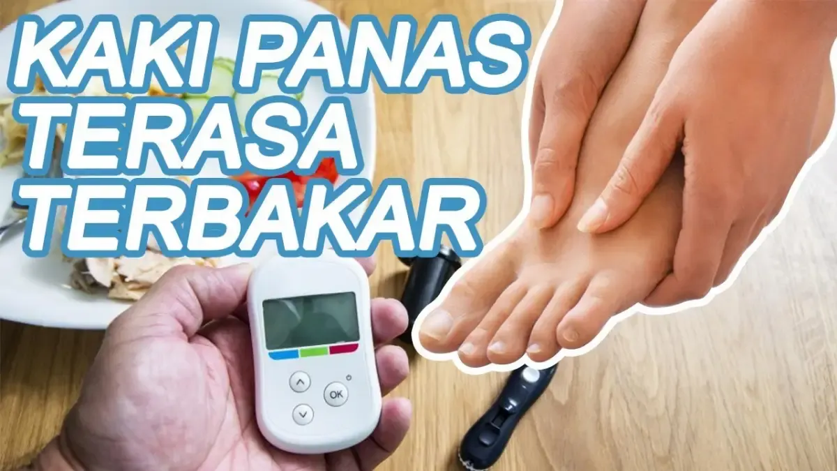 Sensasi panas atau rasa panas seperti terbakar api pada kaki memang dapat terjadi sewaktu-waktu. Hal ini disebabkan oleh berbagai macam hal (Sumber : Tangkapan Layar Youtube Halosehat)