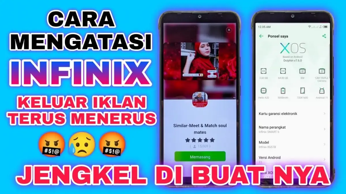 Ilustrasi - cara hilangkan iklan di HP Infinix Smart 6 (Sumber : Tangkap Layar/Youtube/SENI DAN TEKNOLOGI)