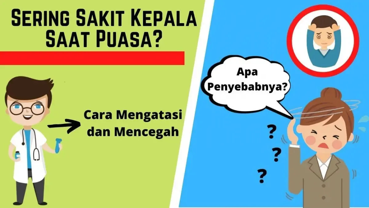 Ilustrasi - tips menghilangkan sakit kepala saat puasa (Sumber : Tangkap Layar/Youtube/Halosehat)