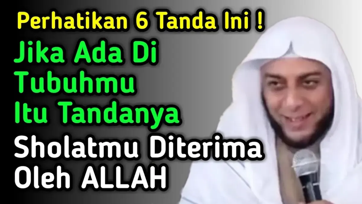 Ilustrasi - 6 tanda sholatmu akan diterima Allah SWT (Sumber : Tangkap layar/Youtube/Tazakah Pedia)