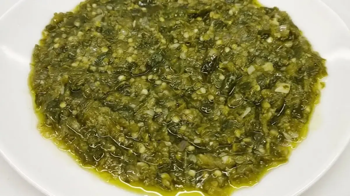 Resep sambal hijau padang (Sumber : YouTube/CR COOK)