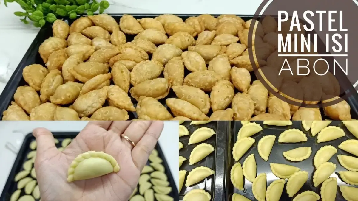 Resep kue pastel mini abon (Sumber : YouTube/CR COOK)
