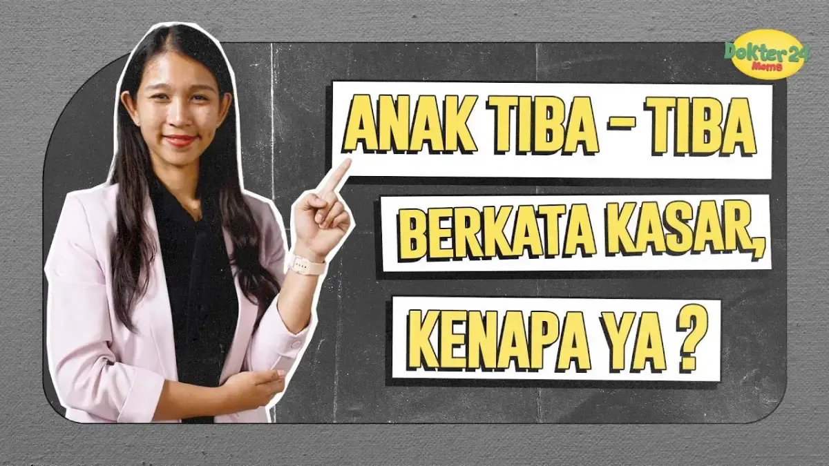 Anak-anak yang tiba-tiba bisa berkata kasar tentu sangat mengagetkan. Apalagi, rata-rata orang tua memang tak mengajarkan anak secara langsung untuk bicara kasar bahkan bicara kotor (Sumber : Tangkapan Layar Youtube Dokter 24)